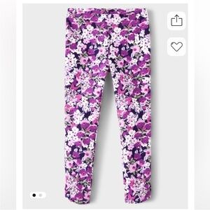 💜GYMBOREE Floral Leggings. Size 12💜